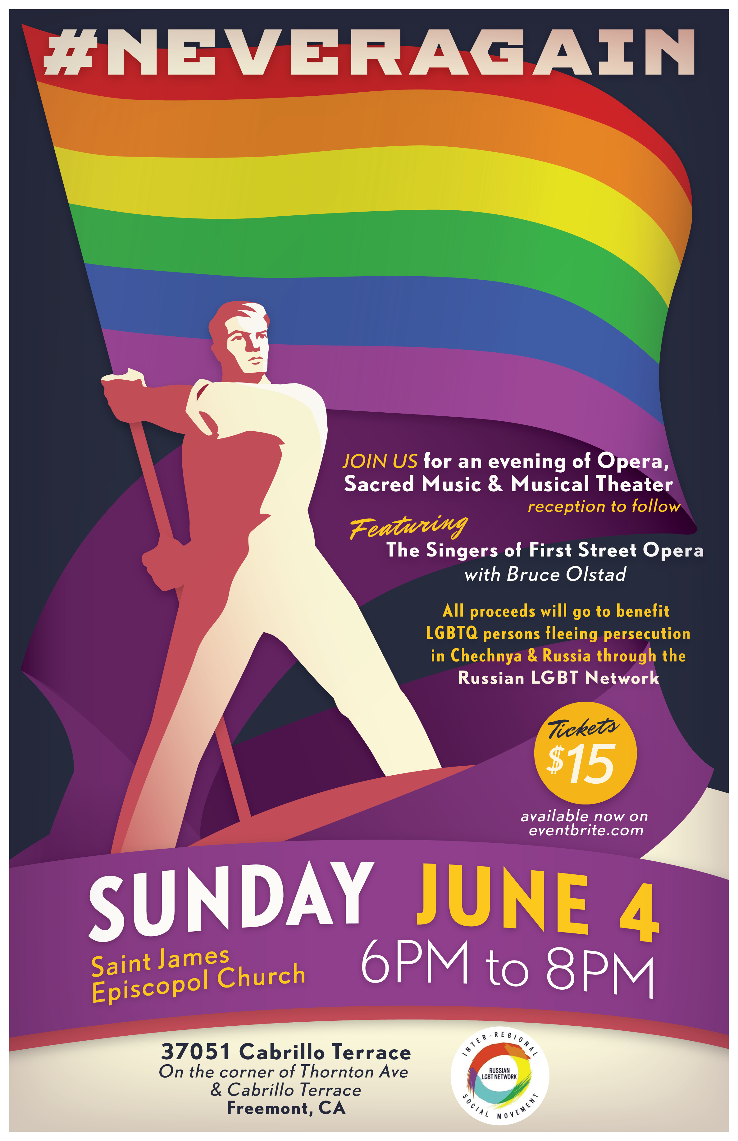 Poster for LGBT benefit concert
